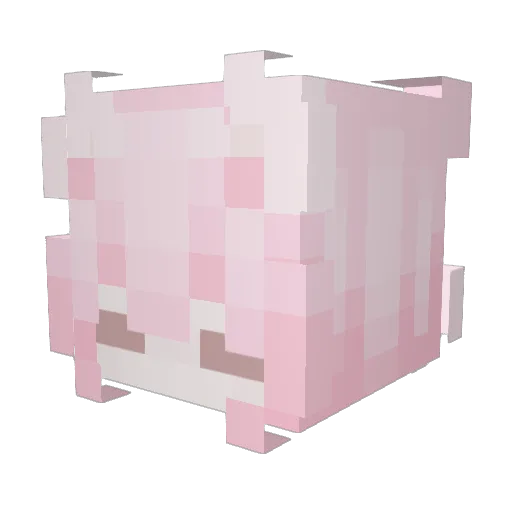 Usveishs7 Minecraft avatar head, 3D render