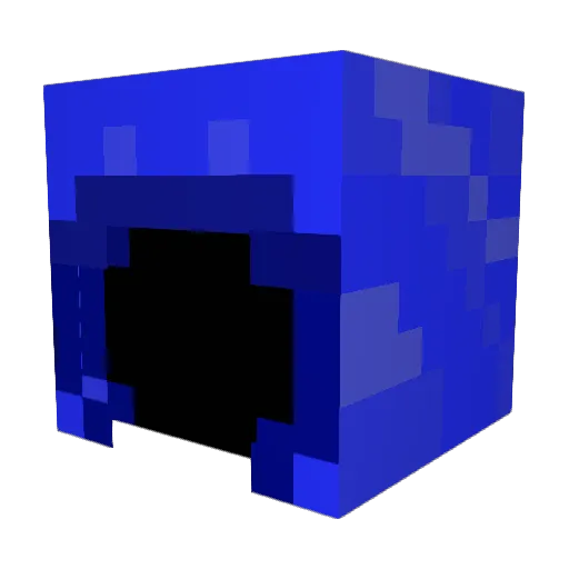 UtensilWizard Minecraft avatar head, 3D render