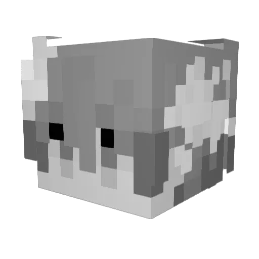 Uter_SFK_ Minecraft avatar head, 3D render