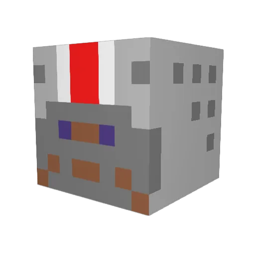 Utesfan13 Minecraft avatar head, 3D render