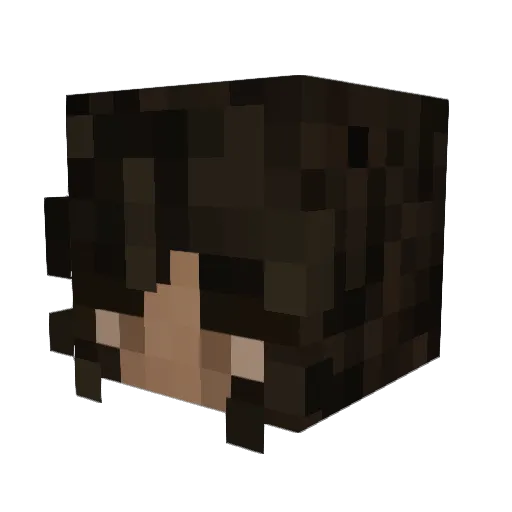 Uthredse Minecraft avatar head, 3D render