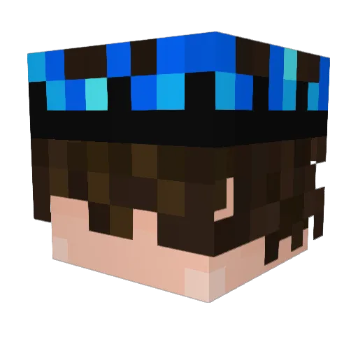 Ution_Mine Minecraft avatar head, 3D render