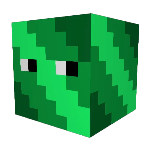 UtkuFb_1907 Minecraft avatar head, 3D render