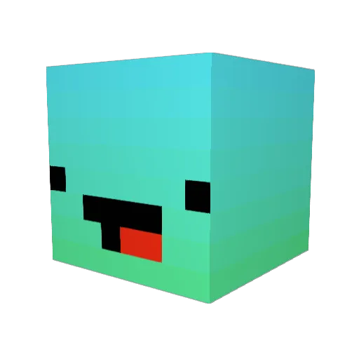 Utopia_Iodine Minecraft avatar head, 3D render