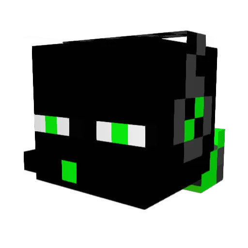 UtopianTurnip Minecraft avatar head, 3D render