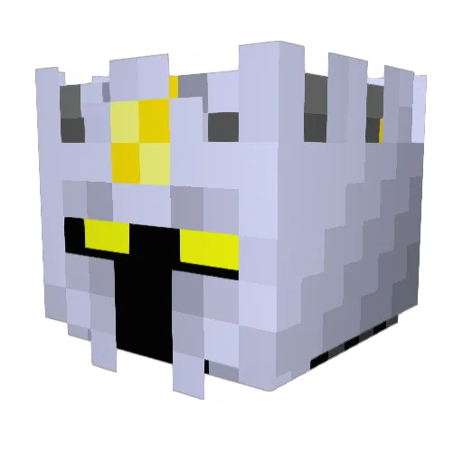 Utox39 Minecraft avatar head, 3D render