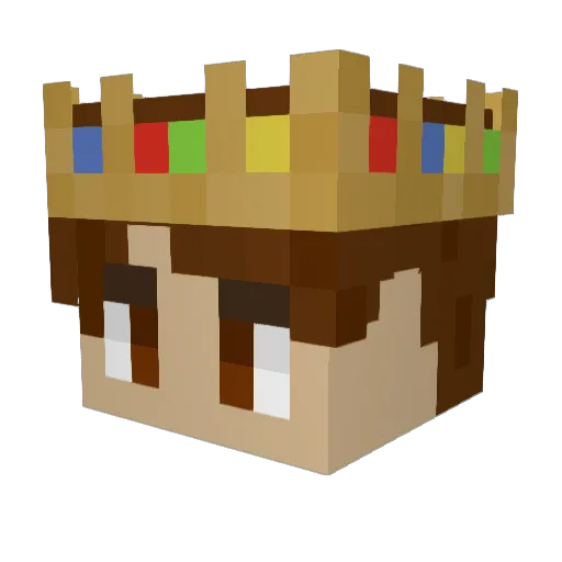UtraNinjaMaster Minecraft avatar head, 3D render