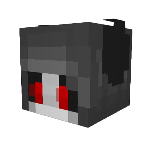 Utsiitak Minecraft avatar head, 3D render