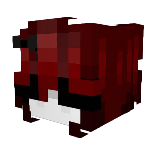 Uttaaa Minecraft avatar head, 3D render