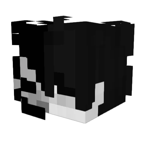 Uurti Minecraft avatar head, 3D render