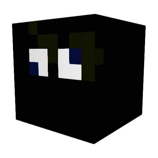 Uuuwwe Minecraft avatar head, 3D render