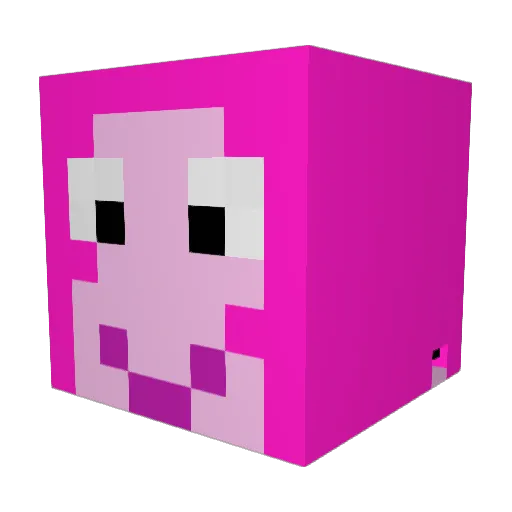 UvUlee Minecraft avatar head, 3D render