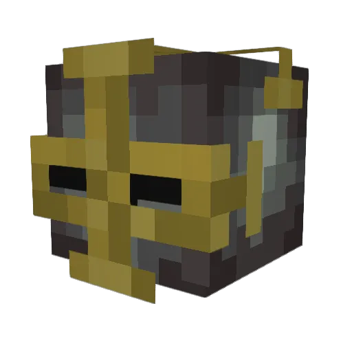UvealTrash Minecraft avatar head, 3D render