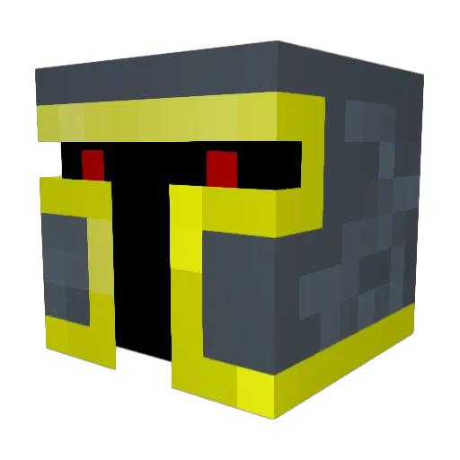 Uvexar Minecraft avatar head, 3D render