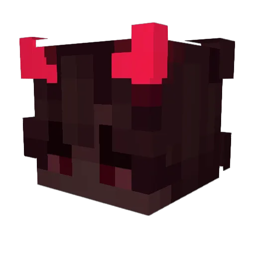 UwU666DeVil Minecraft avatar head, 3D render