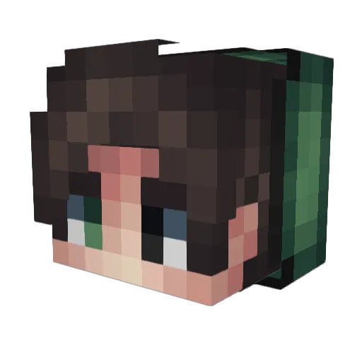 UwUHyper Minecraft avatar head, 3D render