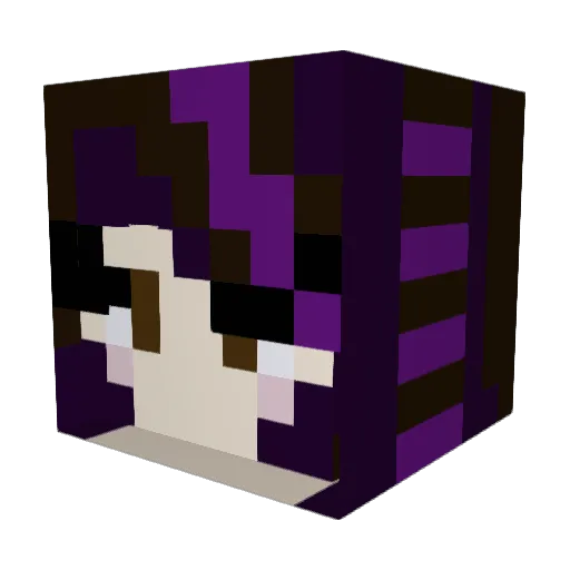 UwULimbless Minecraft avatar head, 3D render