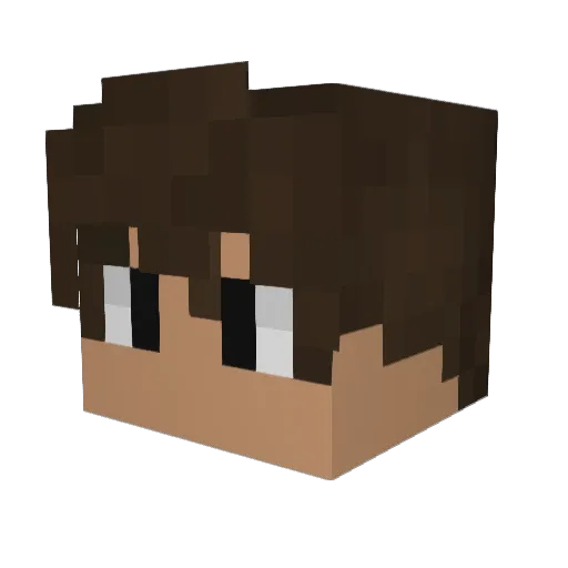 UwUSmierc1337 Minecraft avatar head, 3D render