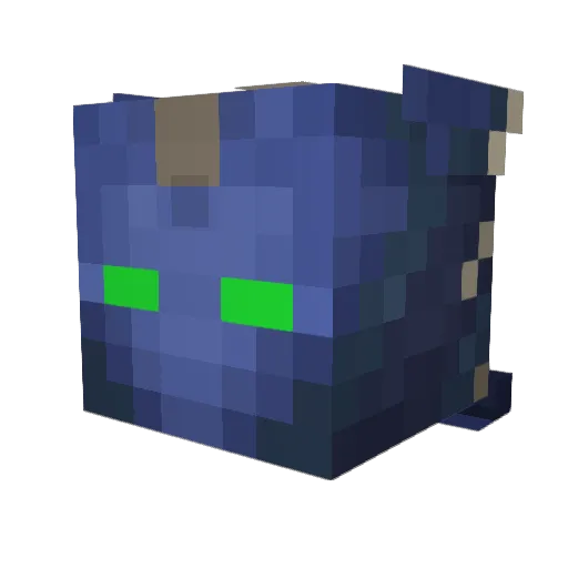 UwU_12345 Minecraft avatar head, 3D render
