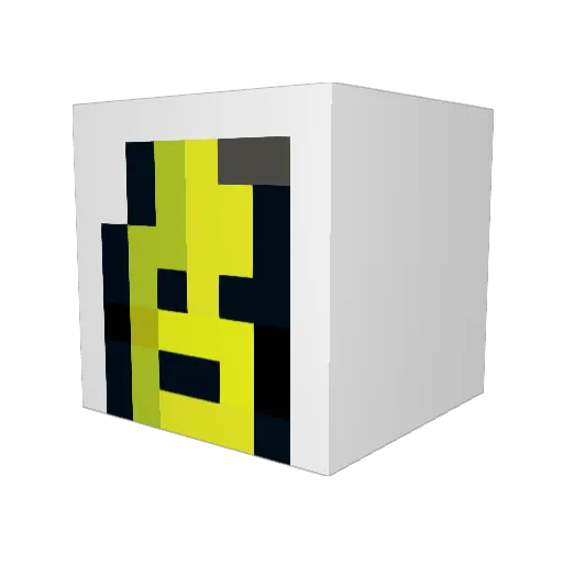 UwU_Sep Minecraft avatar head, 3D render