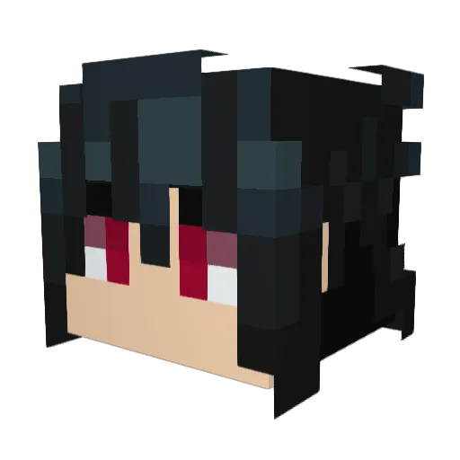 UwU__Umbra Minecraft avatar head, 3D render