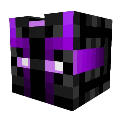 UwdHD Minecraft avatar head, 3D render