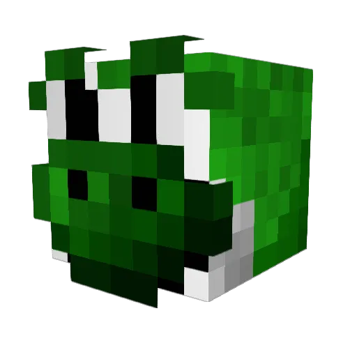 UwknowStijn Minecraft avatar head, 3D render