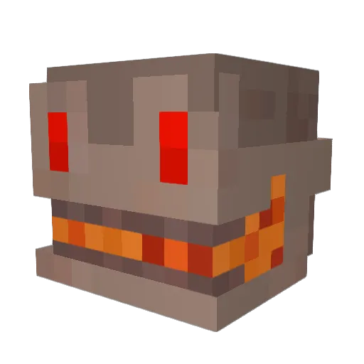 Uyuyupio Minecraft avatar head, 3D render
