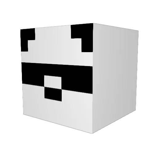 Uzan Minecraft avatar head, 3D render