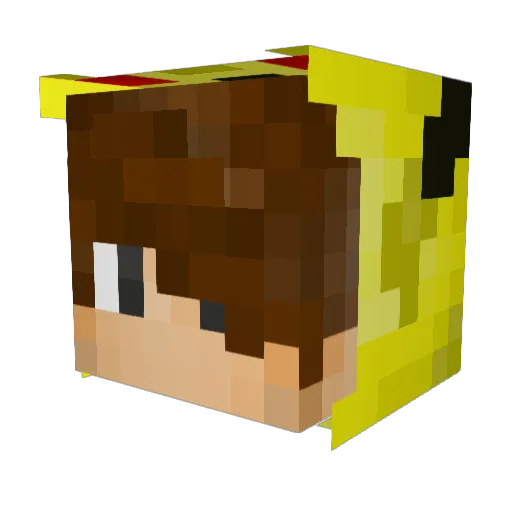 UziLordAlt Minecraft avatar head, 3D render