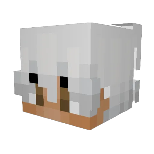 UziLuvsLeSSerafm Minecraft avatar head, 3D render