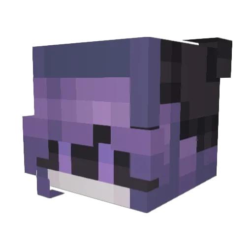 Uzi__doorman Minecraft avatar head, 3D render