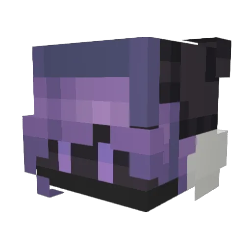 Uzidooorman Minecraft avatar head, 3D render