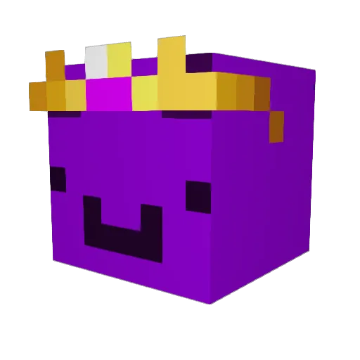 Uzikxmi Minecraft avatar head, 3D render