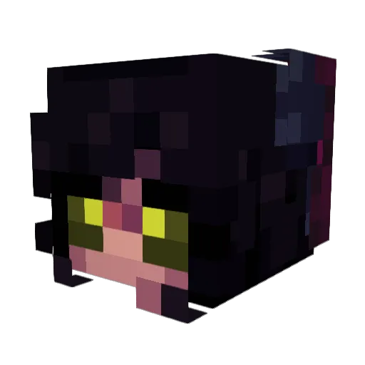 Uziyay Minecraft avatar head, 3D render