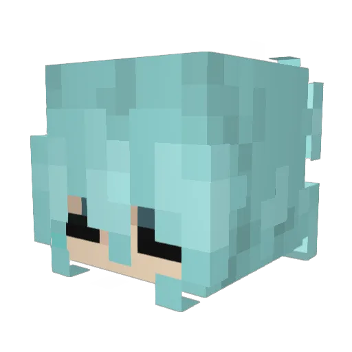 Uznik_Abel Minecraft avatar head, 3D render
