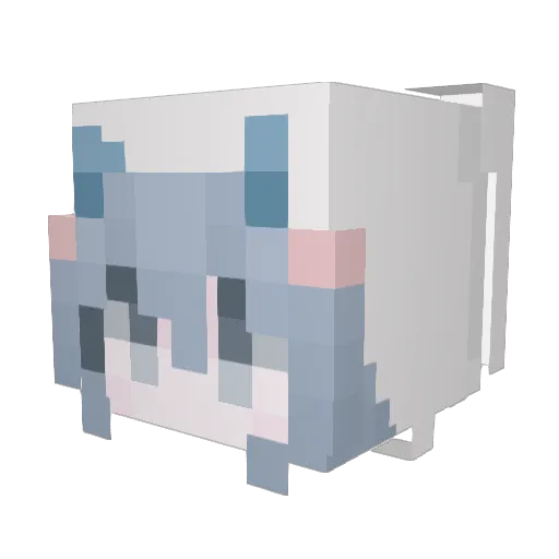 Uzoth100 Minecraft avatar head, 3D render