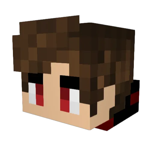 V01DEnigma Minecraft avatar head, 3D render