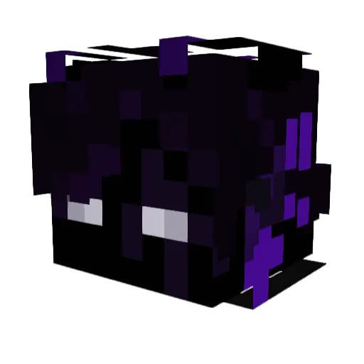 V01dJ0ker Minecraft avatar head, 3D render