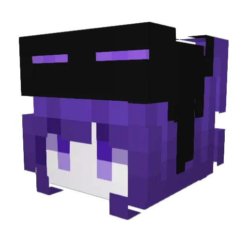 V0G Minecraft avatar head, 3D render