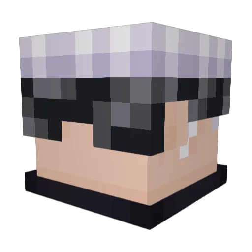 V0LARE Minecraft avatar head, 3D render
