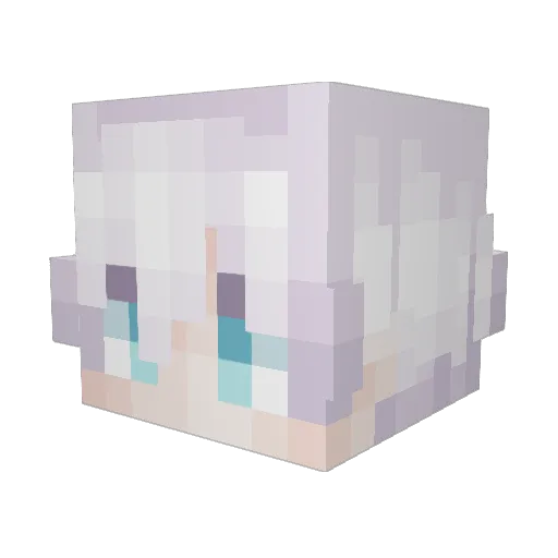V0LUME Minecraft avatar head, 3D render