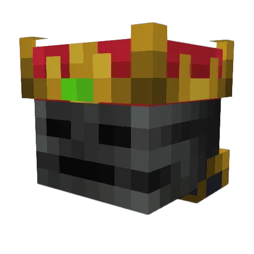 V0NU403 Minecraft avatar head, 3D render