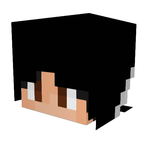 V0Rtex62 Minecraft avatar head, 3D render