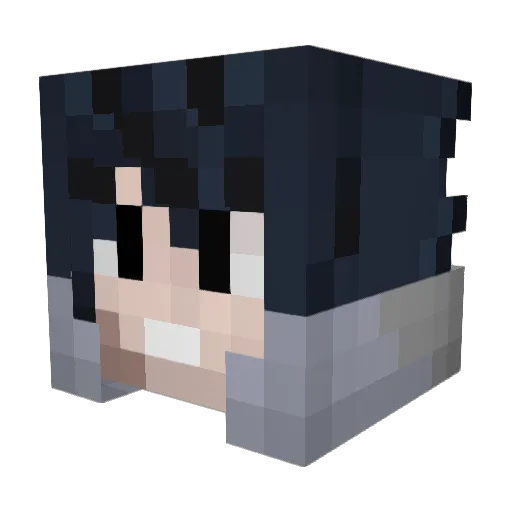 V0dka99 Minecraft avatar head, 3D render