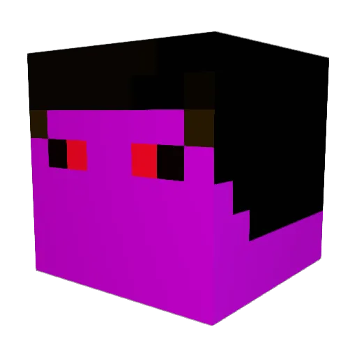 V0idK1ng Minecraft avatar head, 3D render