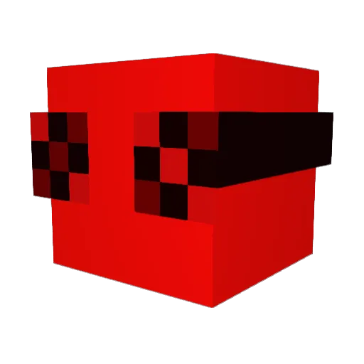 V0idZon3 Minecraft avatar head, 3D render