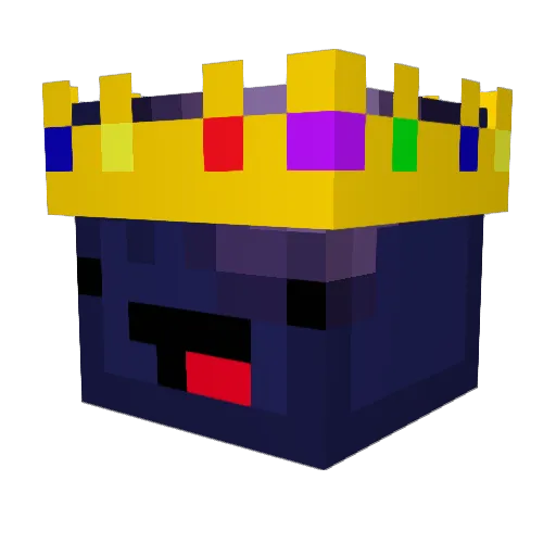 V0rtexIsHere_ Minecraft avatar head, 3D render