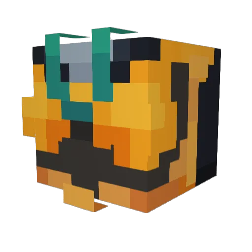 V15Mike Minecraft avatar head, 3D render