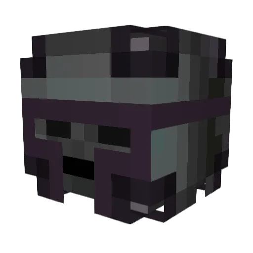 V1BEY Minecraft avatar head, 3D render